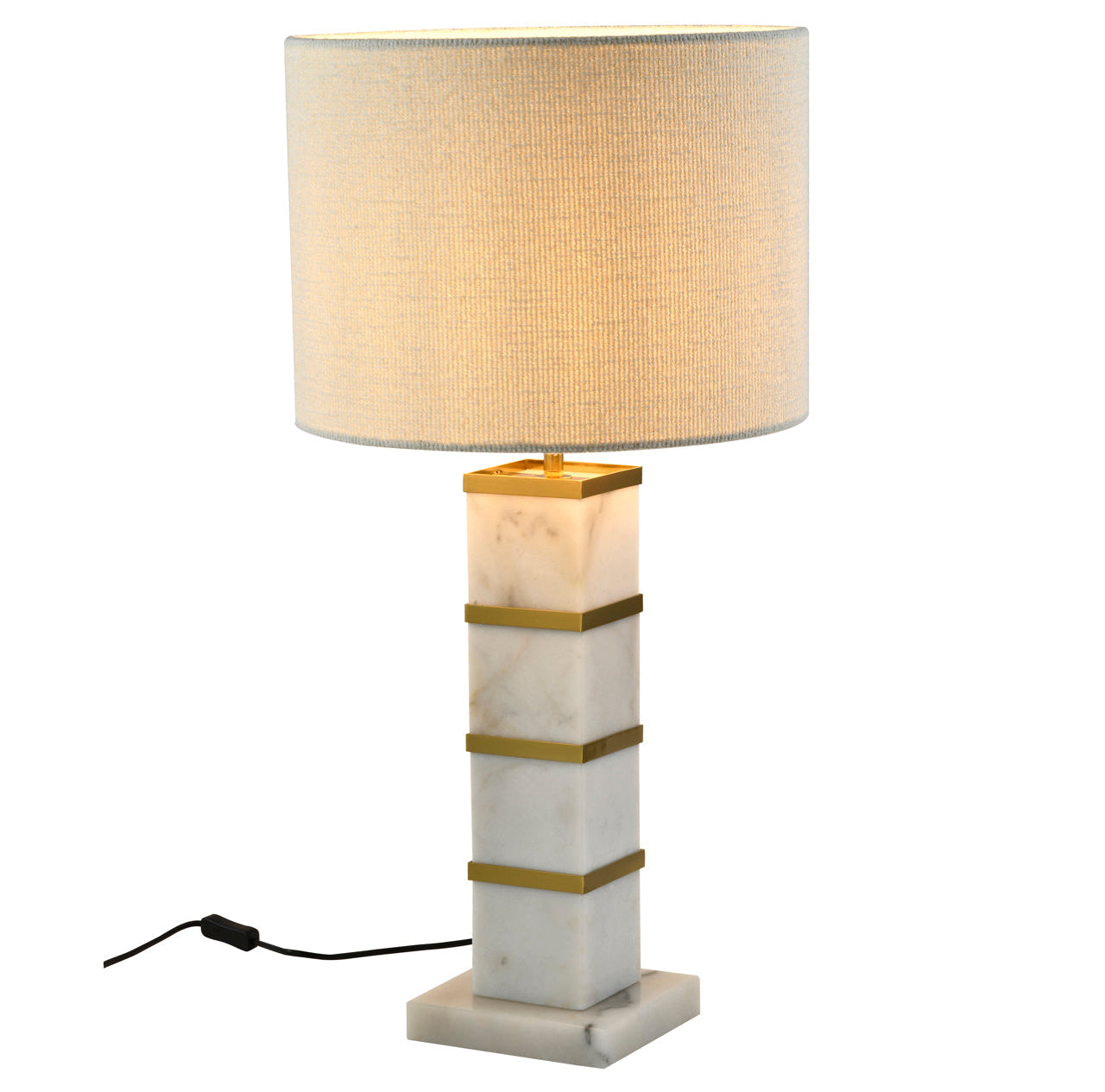 Table lamp Celinae white including lampshade by Richmond Interiors