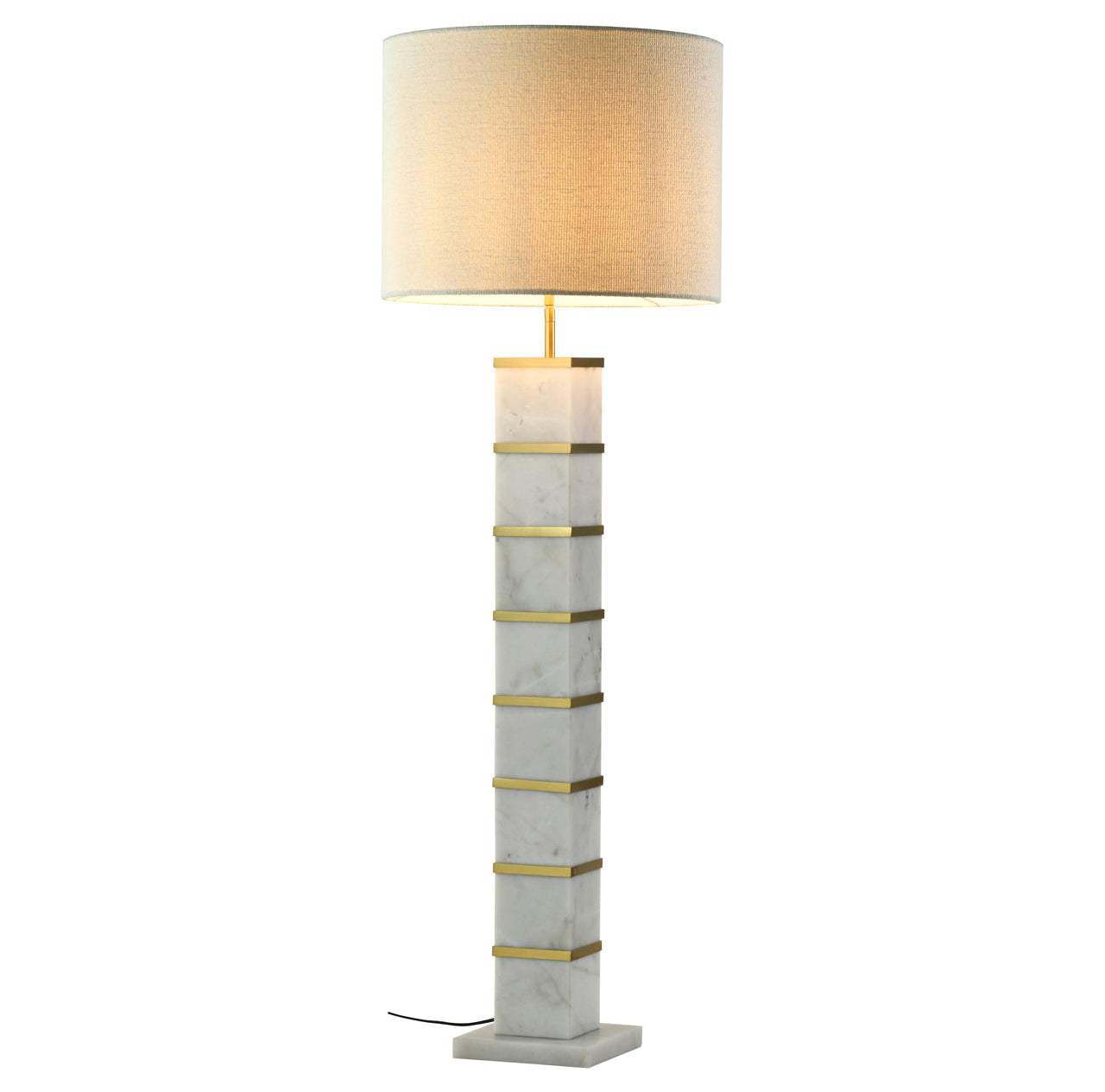 Floor lamp Celinae white including lampshade by Richmond Interiors