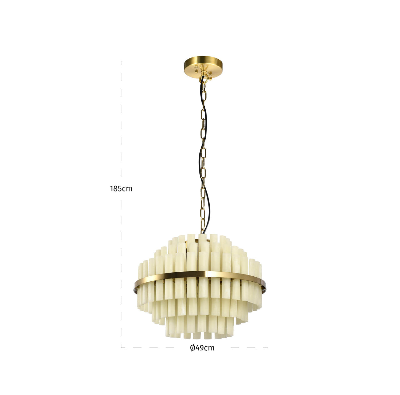Zerine White Pendant Light by Richmond Interiors