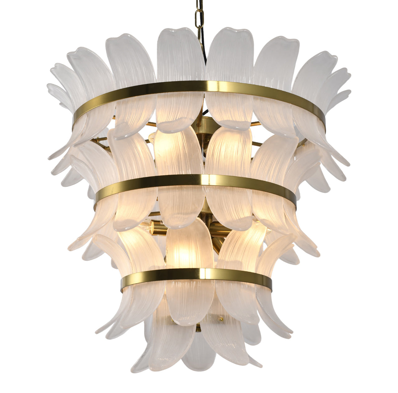 Ameline Antique Brass Chandelier by Richmond Interiors
