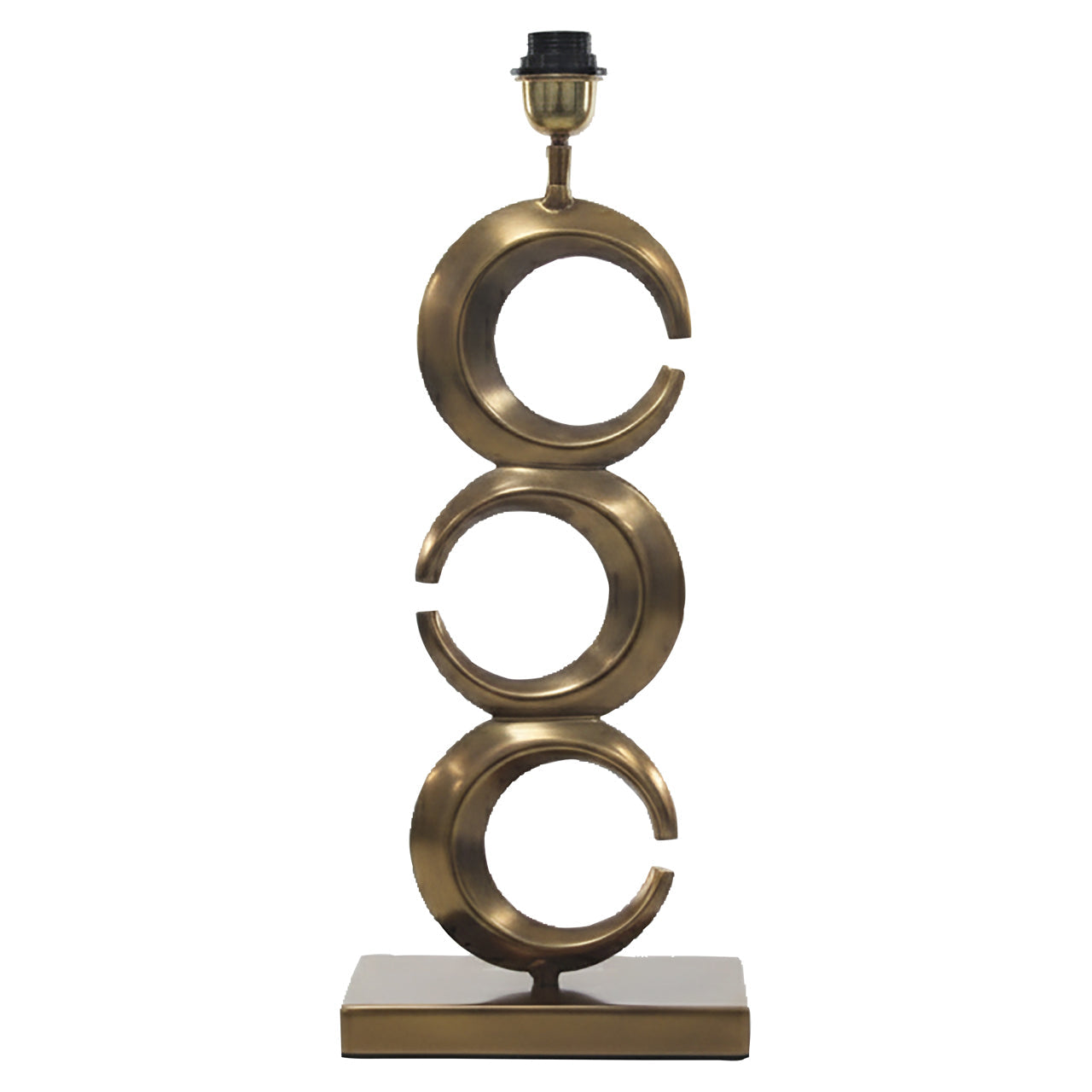 Amina Antique Brass Table Lamp (Base Only) by Richmond Interiors