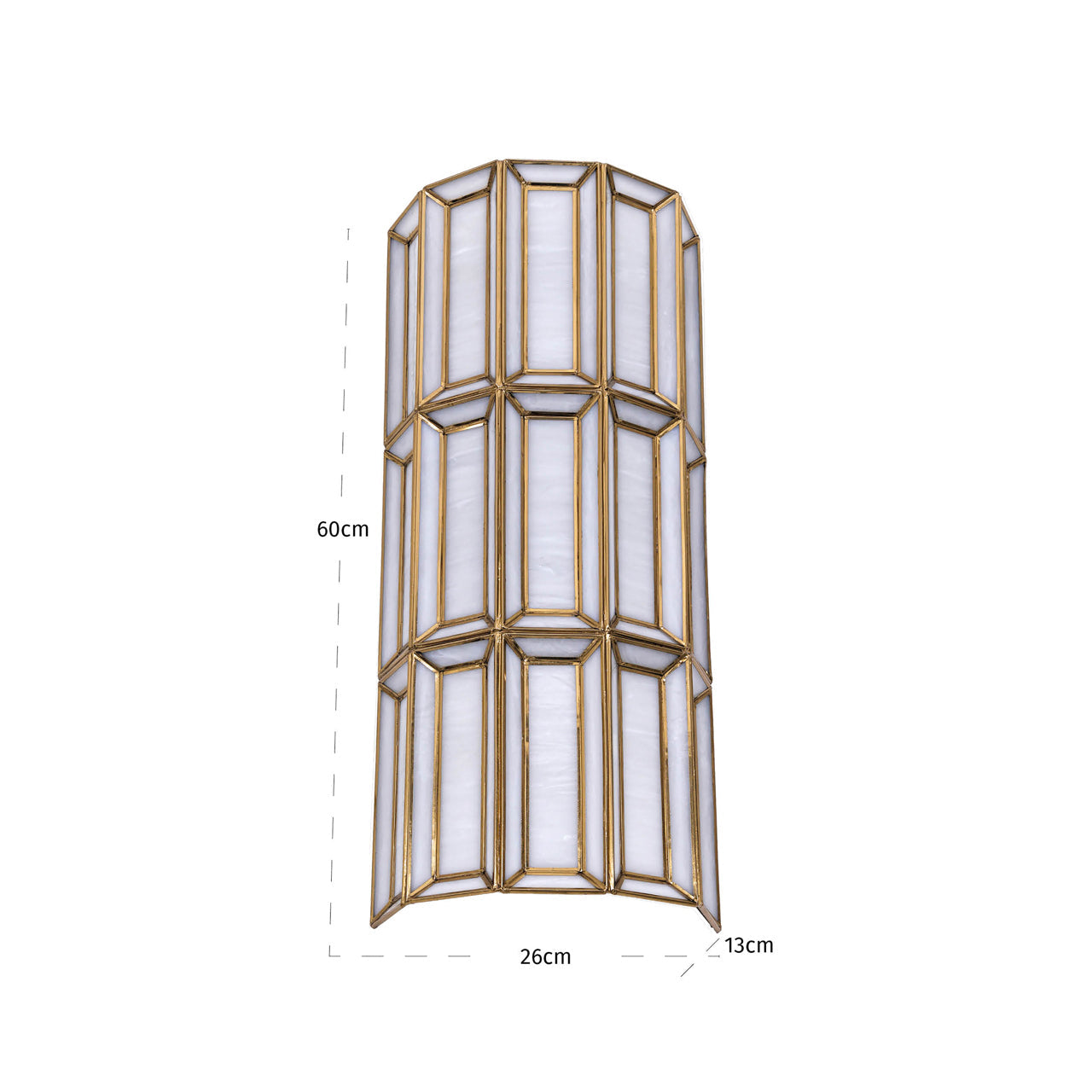 Opal Antique Brass Wall Light by Richmond Interiors