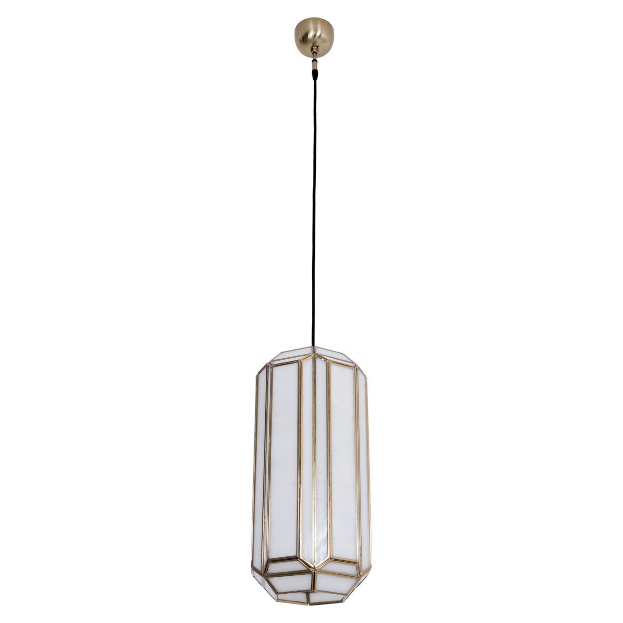 Elona Antique Brass Single Pendant by Richmond Interiors