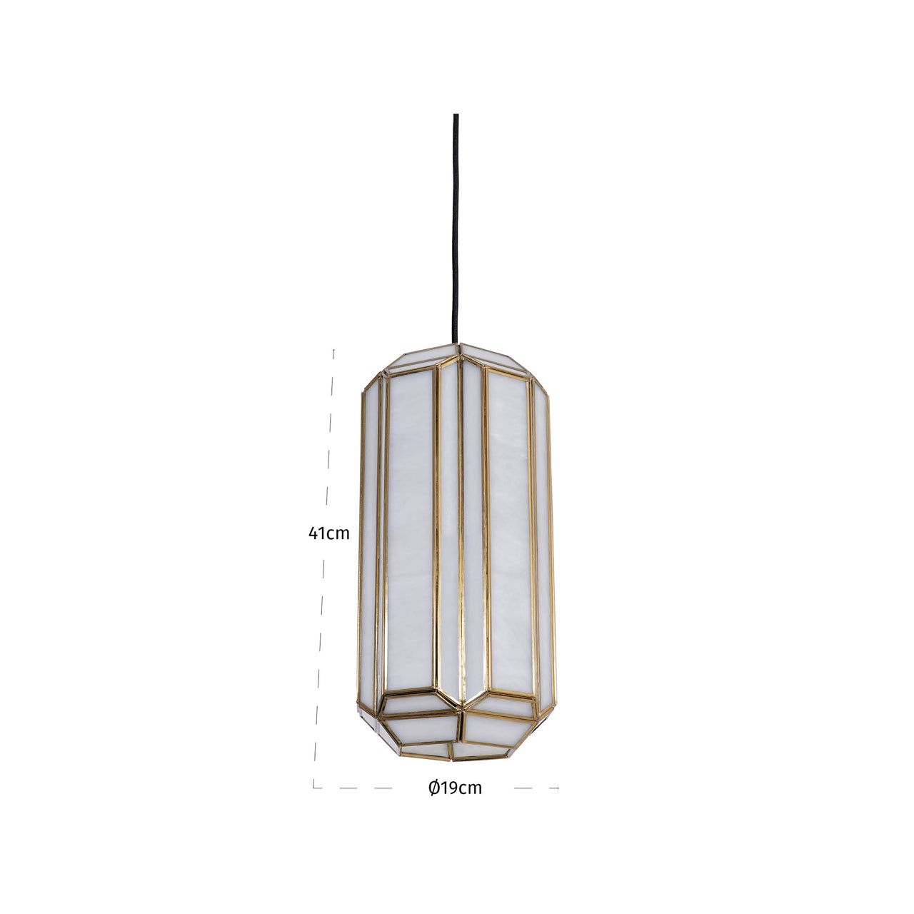 Elona Antique Brass Single Pendant by Richmond Interiors