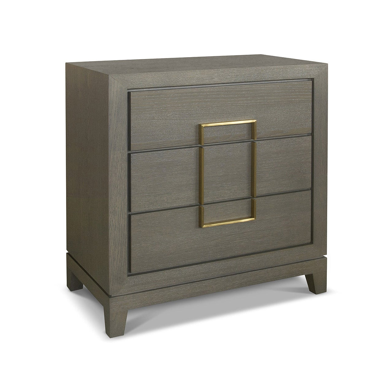 Lucca Grey Oak 3 Drawer Chest by Berkeley Designs