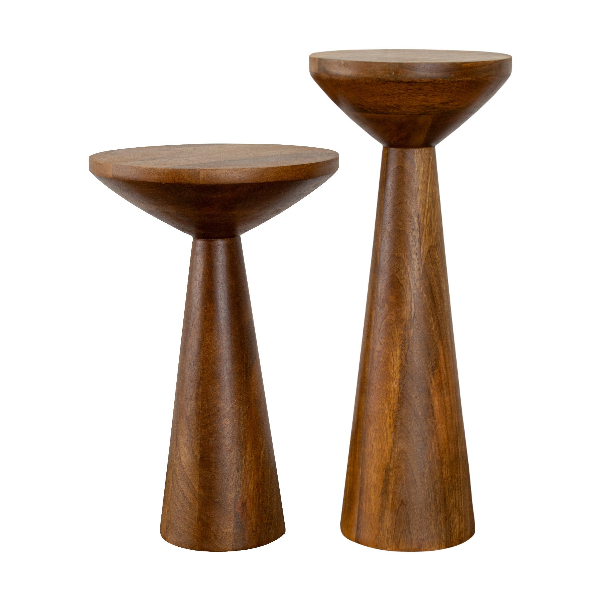 Charlotte Natural Wood Side Tables by RV Astley