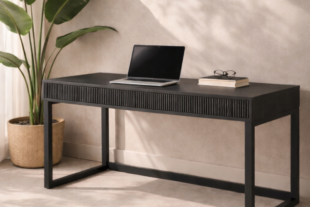 Costine Black Desk by Tommy Franks