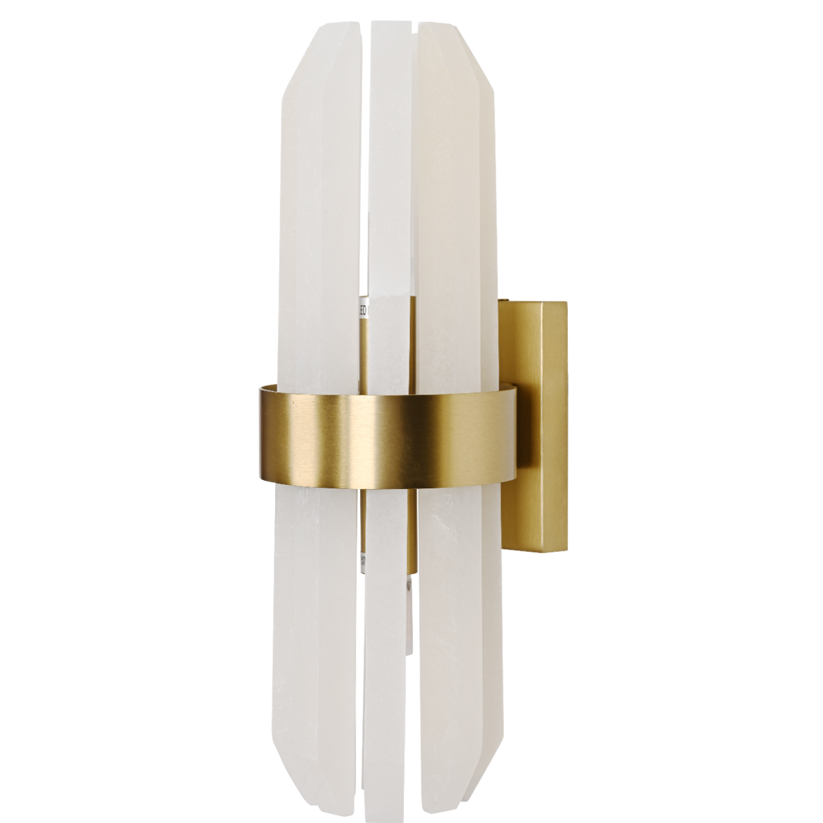 Salerno Gold & Alabaster Wall Light by Luxe Collection