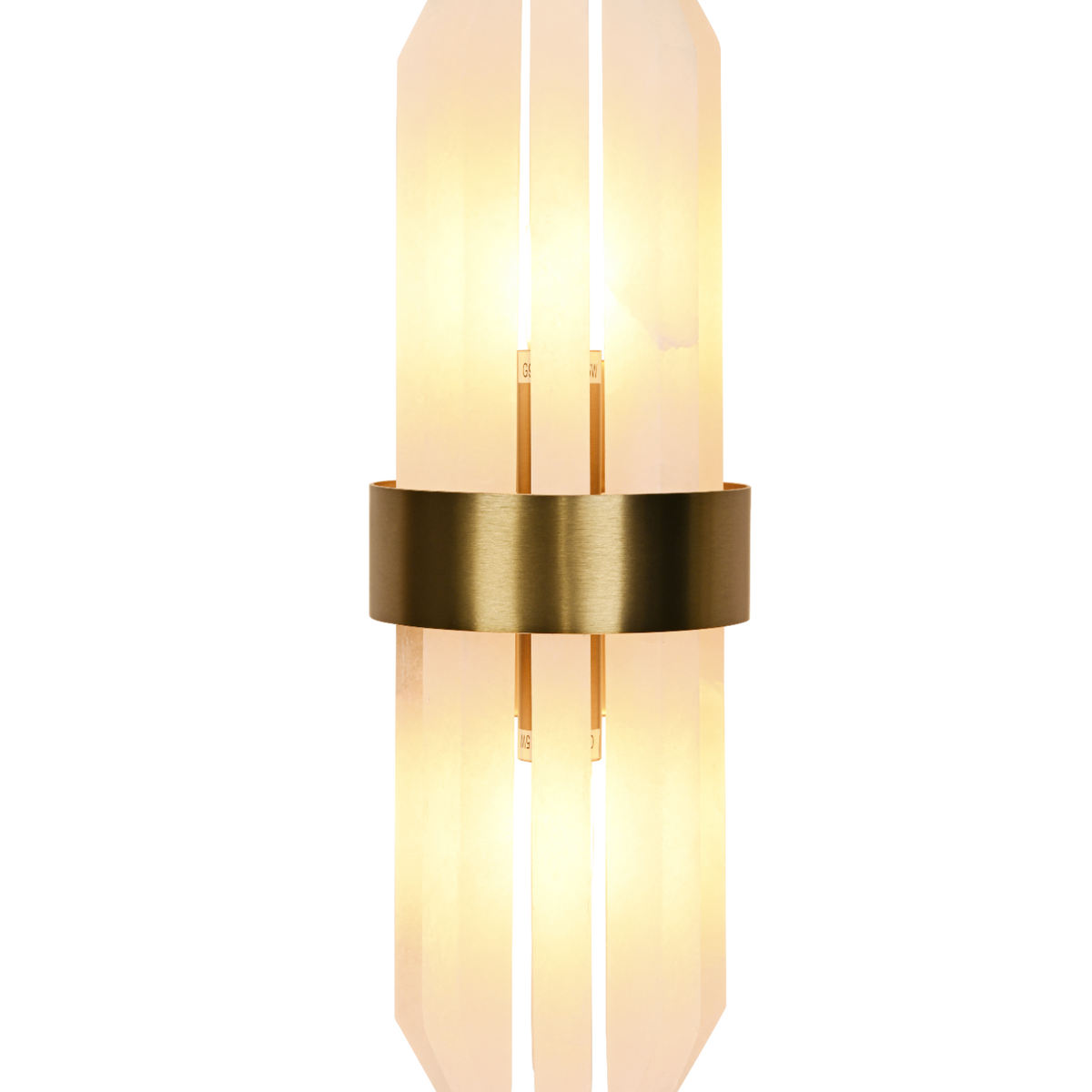 Salerno Gold & Alabaster Wall Light by Luxe Collection