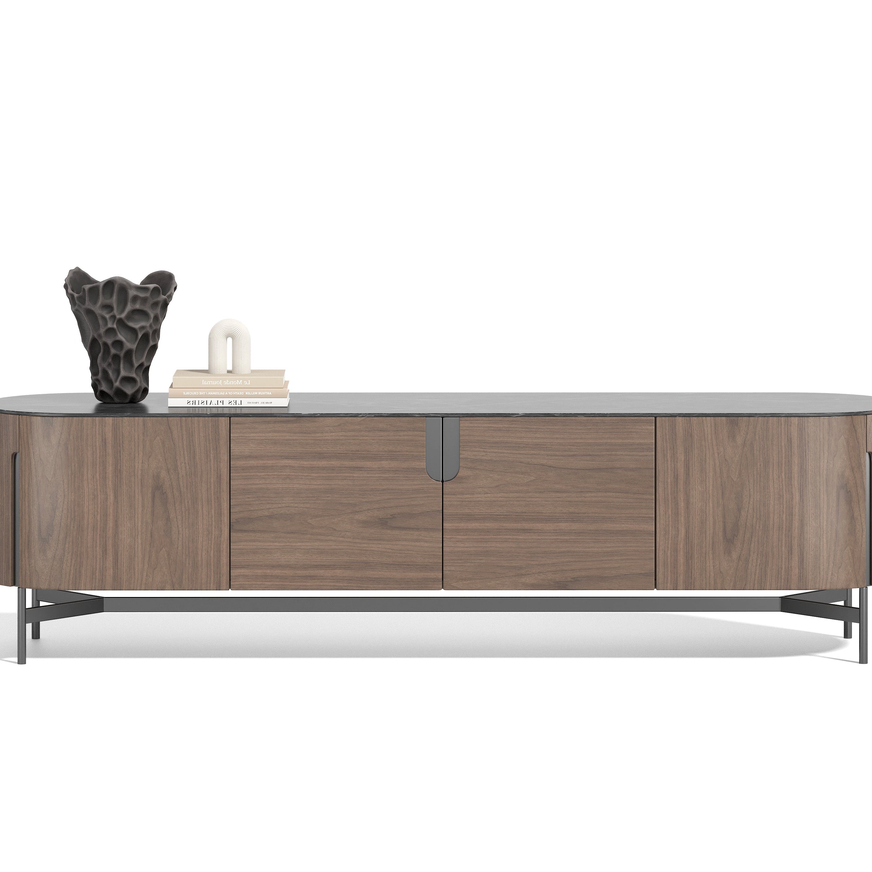 Darcy Walnut & Grey TV Unit by Tommy Franks