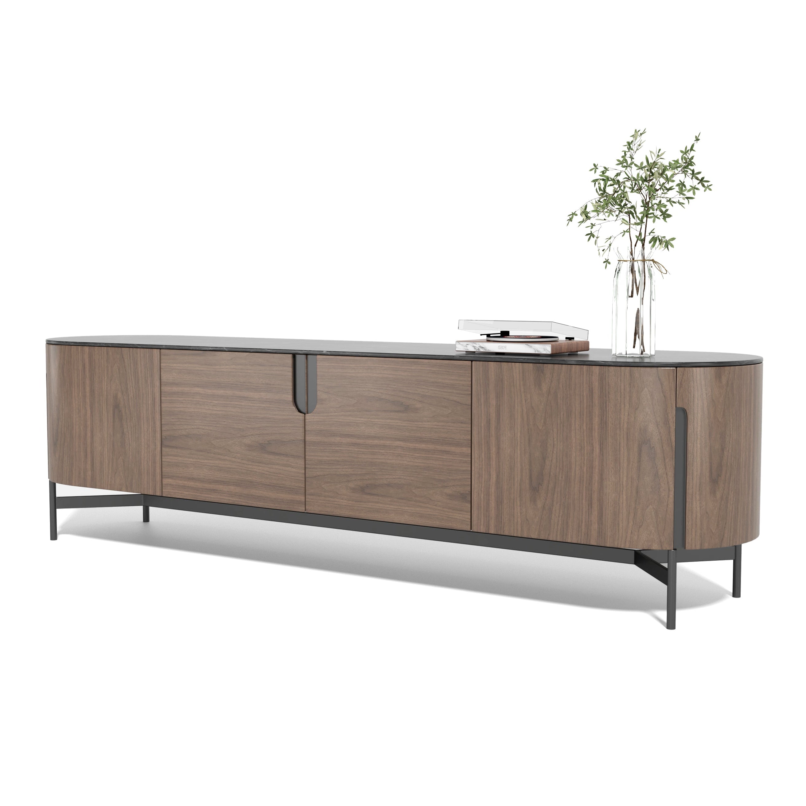Darcy Walnut & Grey TV Unit by Tommy Franks