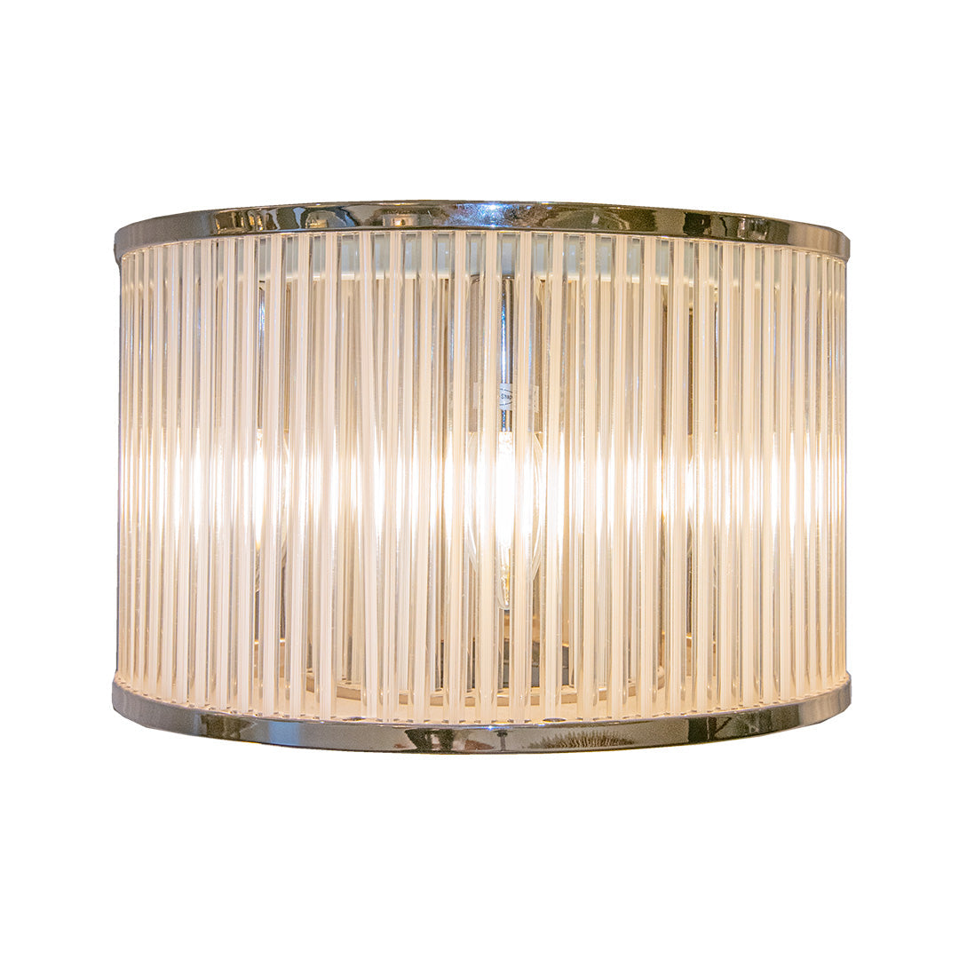 Aston Polished Nickel & Acrylic Wall Light by RV Astley