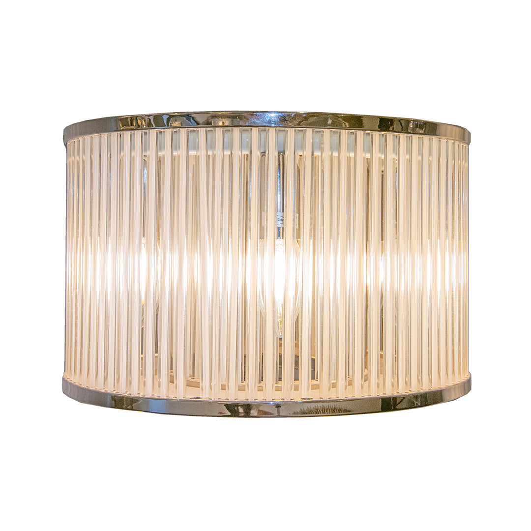 Aston Polished Nickel & Acrylic Wall Light by RV Astley