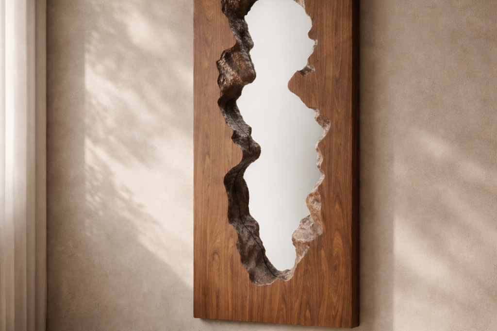 Forrest Walnut Mirror by Tommy Franks