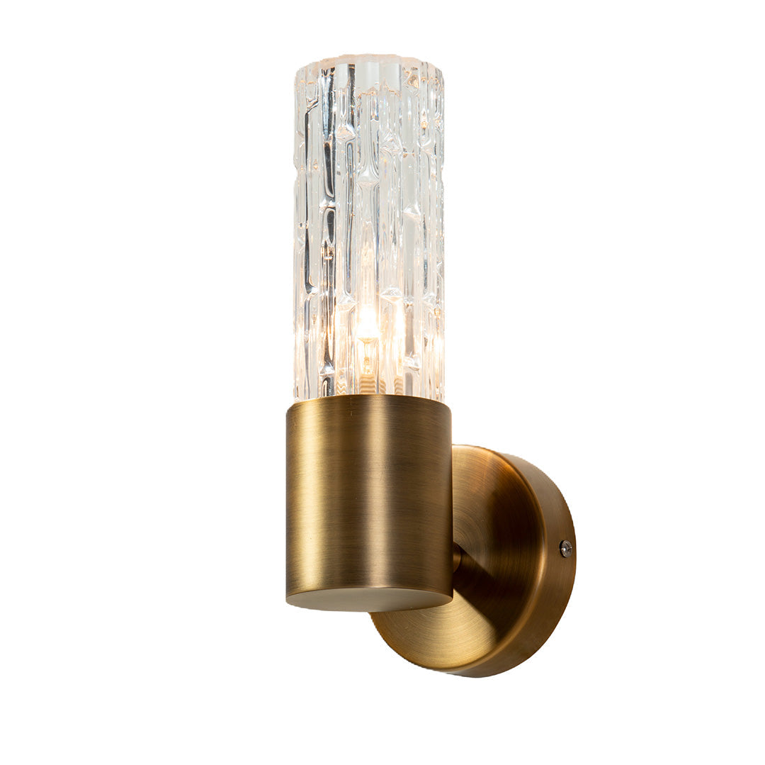 Ansley Brass & Glass Wall Light by RV Astley