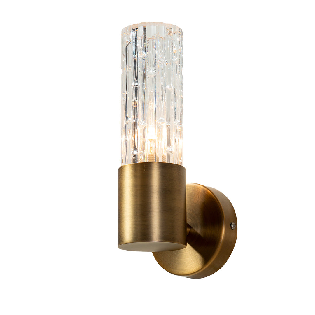Ansley Brass & Glass Wall Light by RV Astley