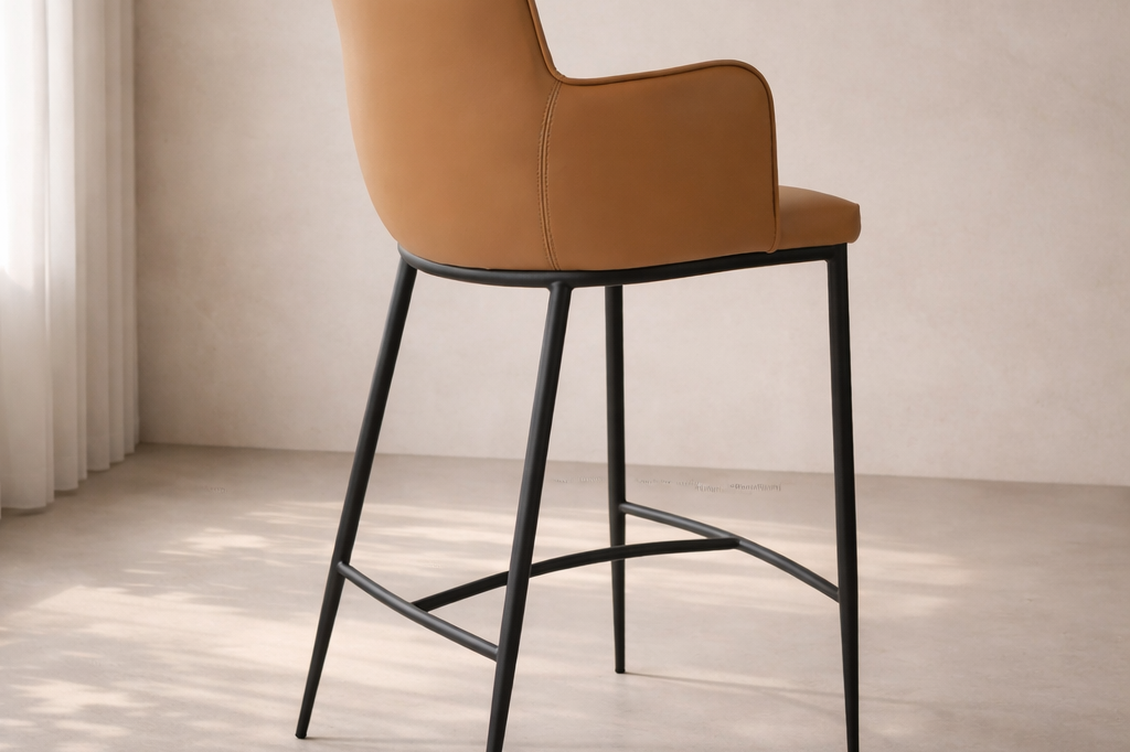 Kim Tan Counter Stool by Tommy Franks