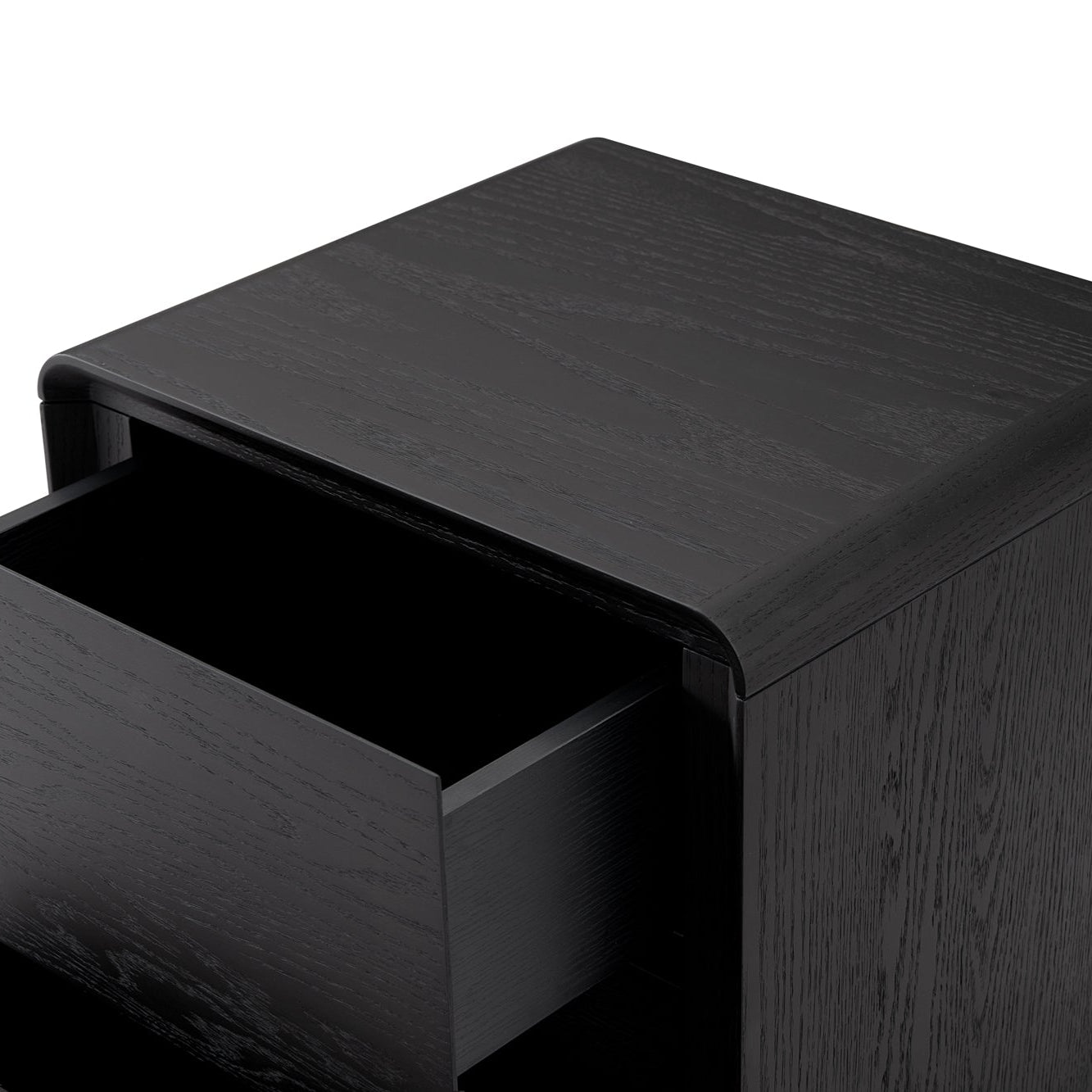 Kota Smoke Oak Bedside Table by Tommy Franks