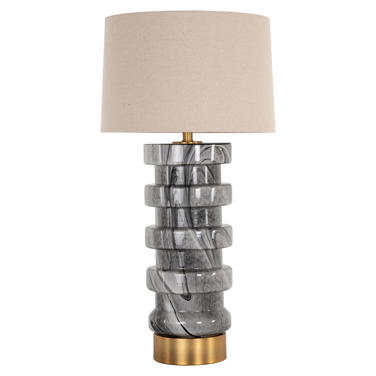 Table lamp Jaylee black/white by Richmond Interiors