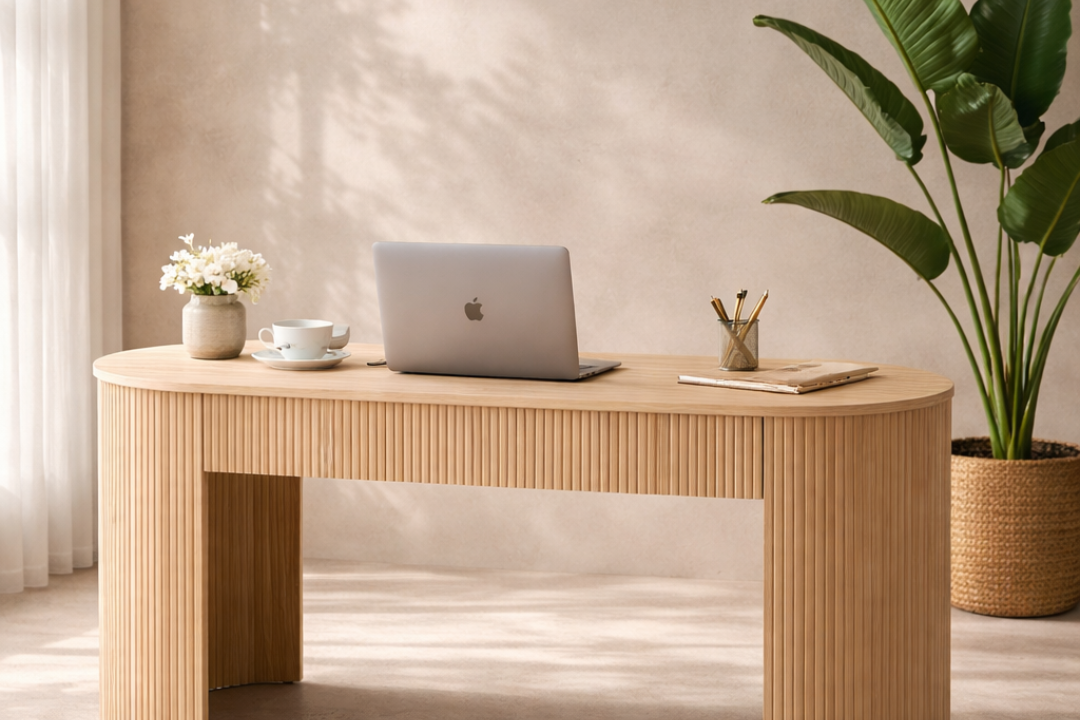 Lantine Ash Oak Desk by Tommy Franks