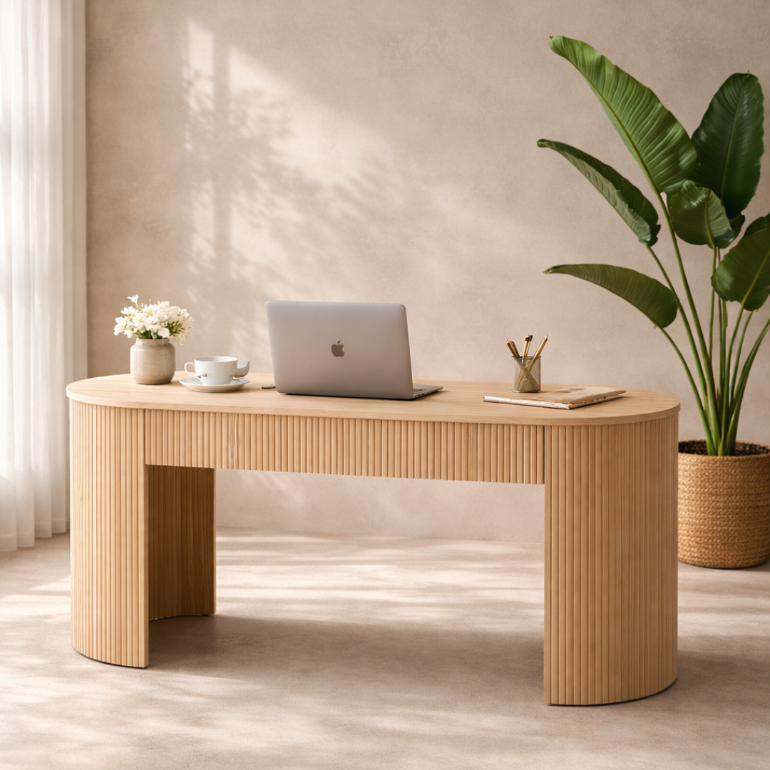 Lantine Ash Oak Desk by Tommy Franks