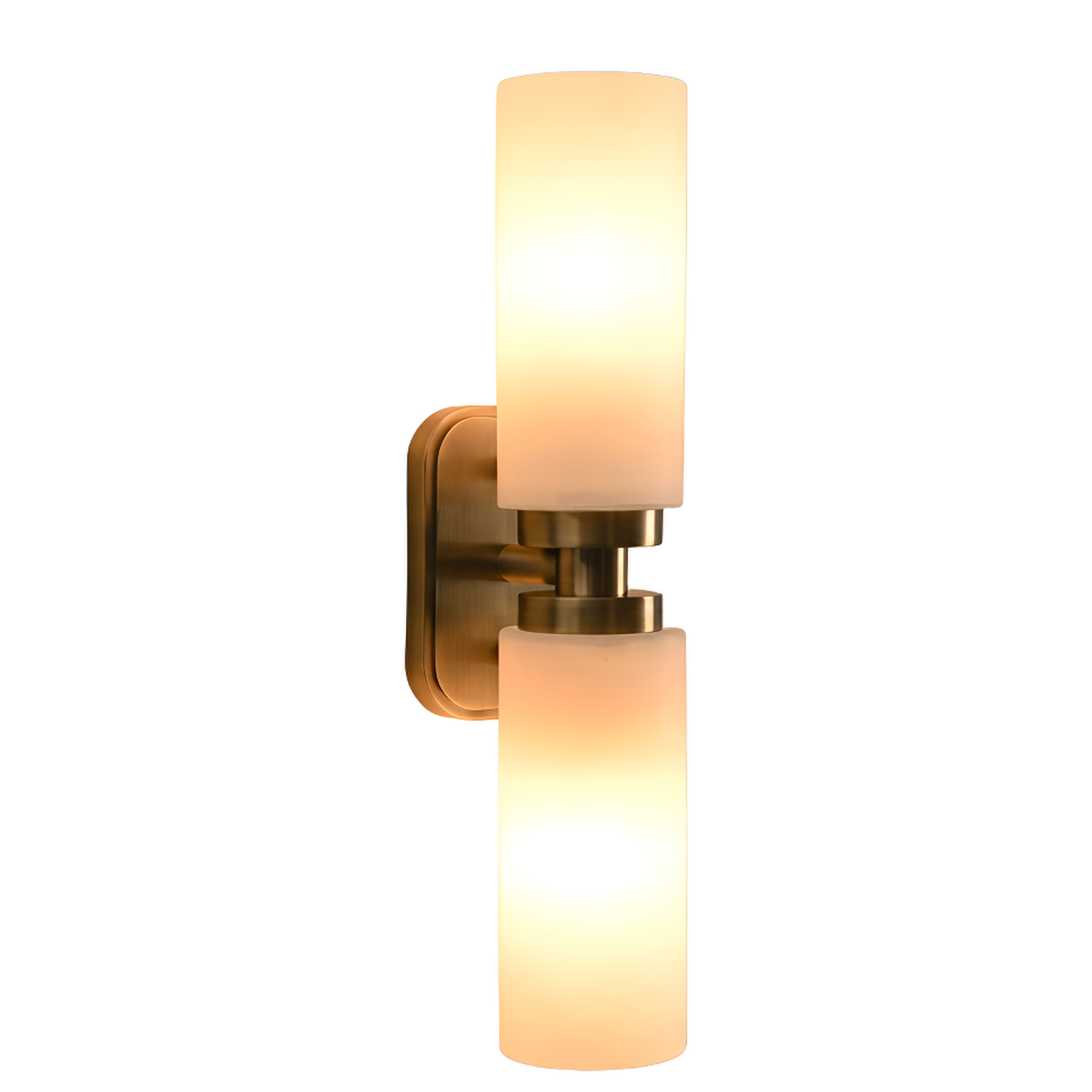 Revere Wall Light in Gold & Alabaster Shades by Luxe Collection