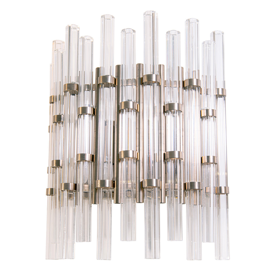 Macci Muted Bronze & Glass Wall Light by RV Astley