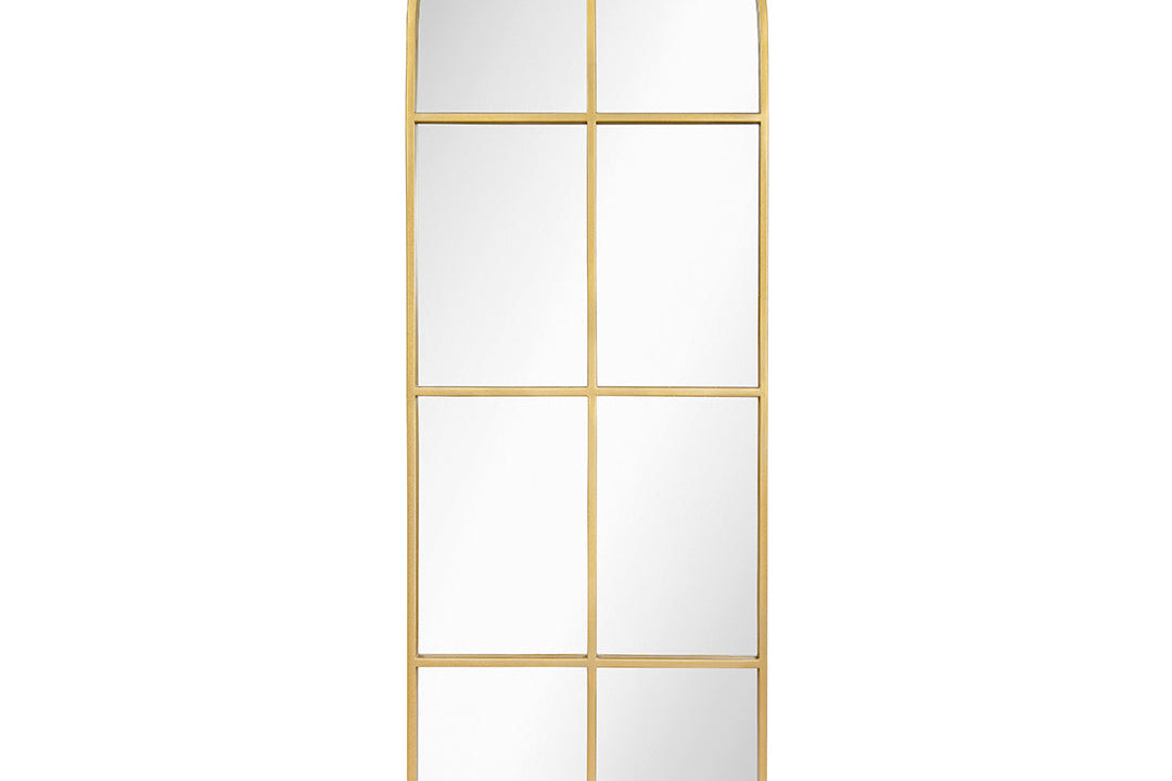 Roxi Gold Arched Wall Mirror by RV Astley