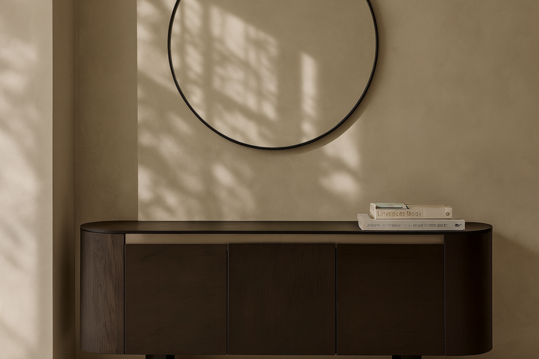 Salvo Sideboard Smoke Oak by Tommy Franks