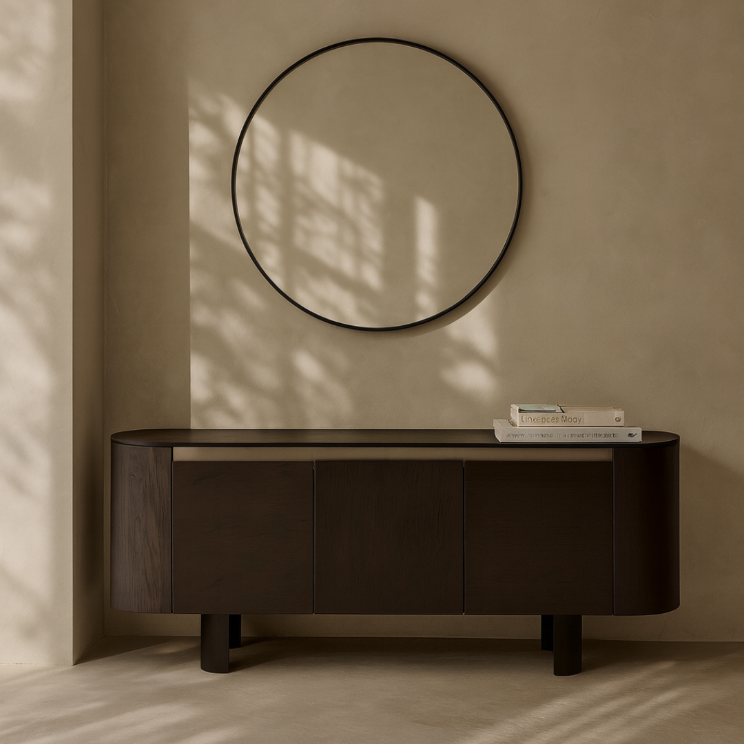 Salvo Sideboard Smoke Oak by Tommy Franks