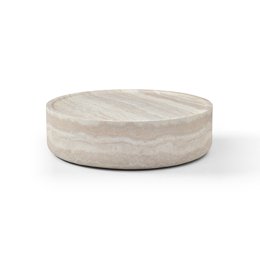 Ciladro Medium Faux Travertine Coffee Table by Tommy Franks
