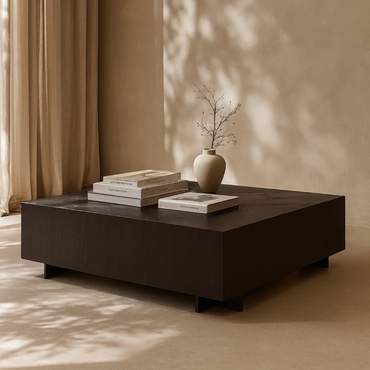 Francesca II Coffee Table Black Oak by Tommy Franks