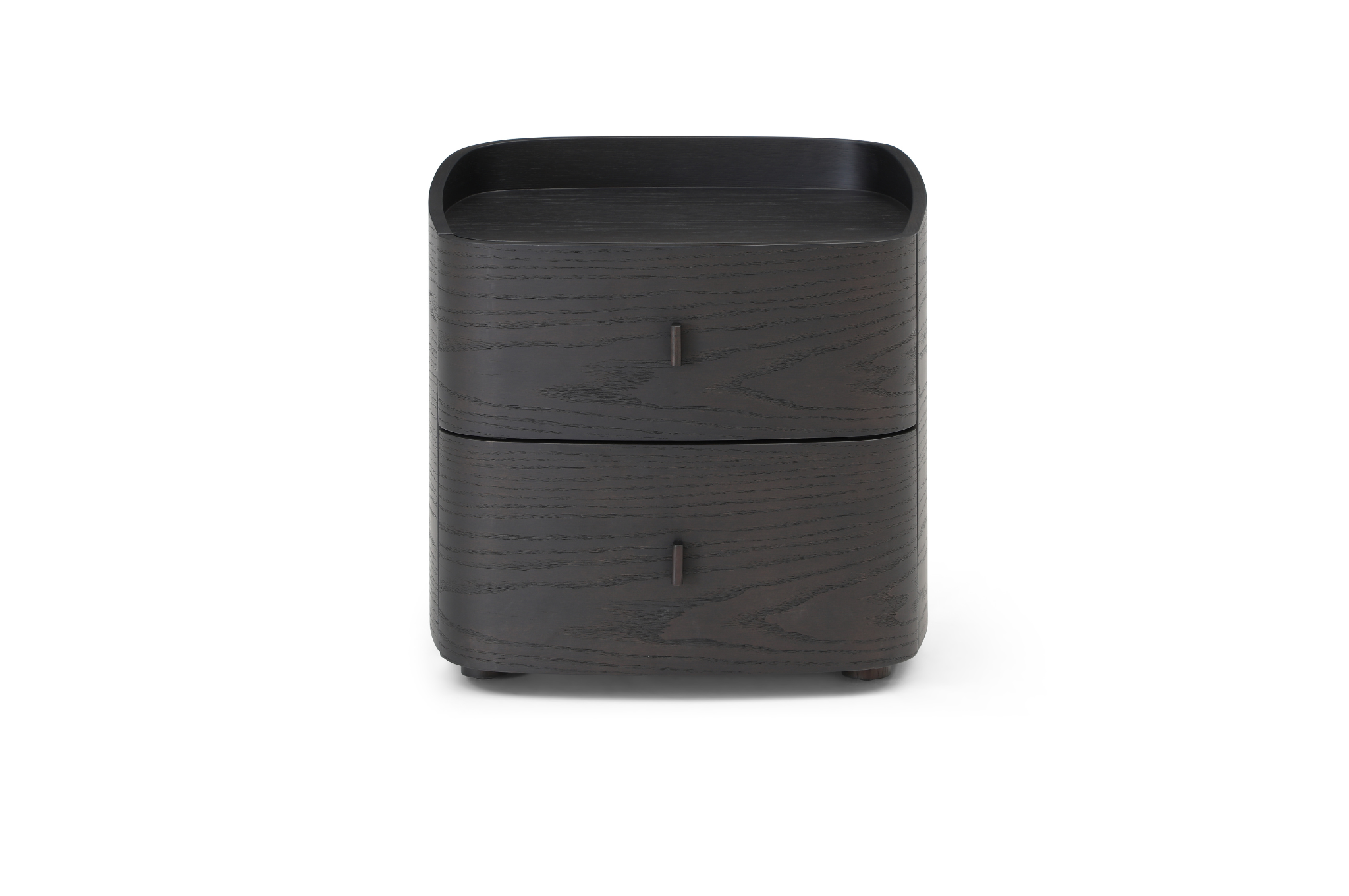 Vertu Smoke Oak Bedside Table by Tommy Franks