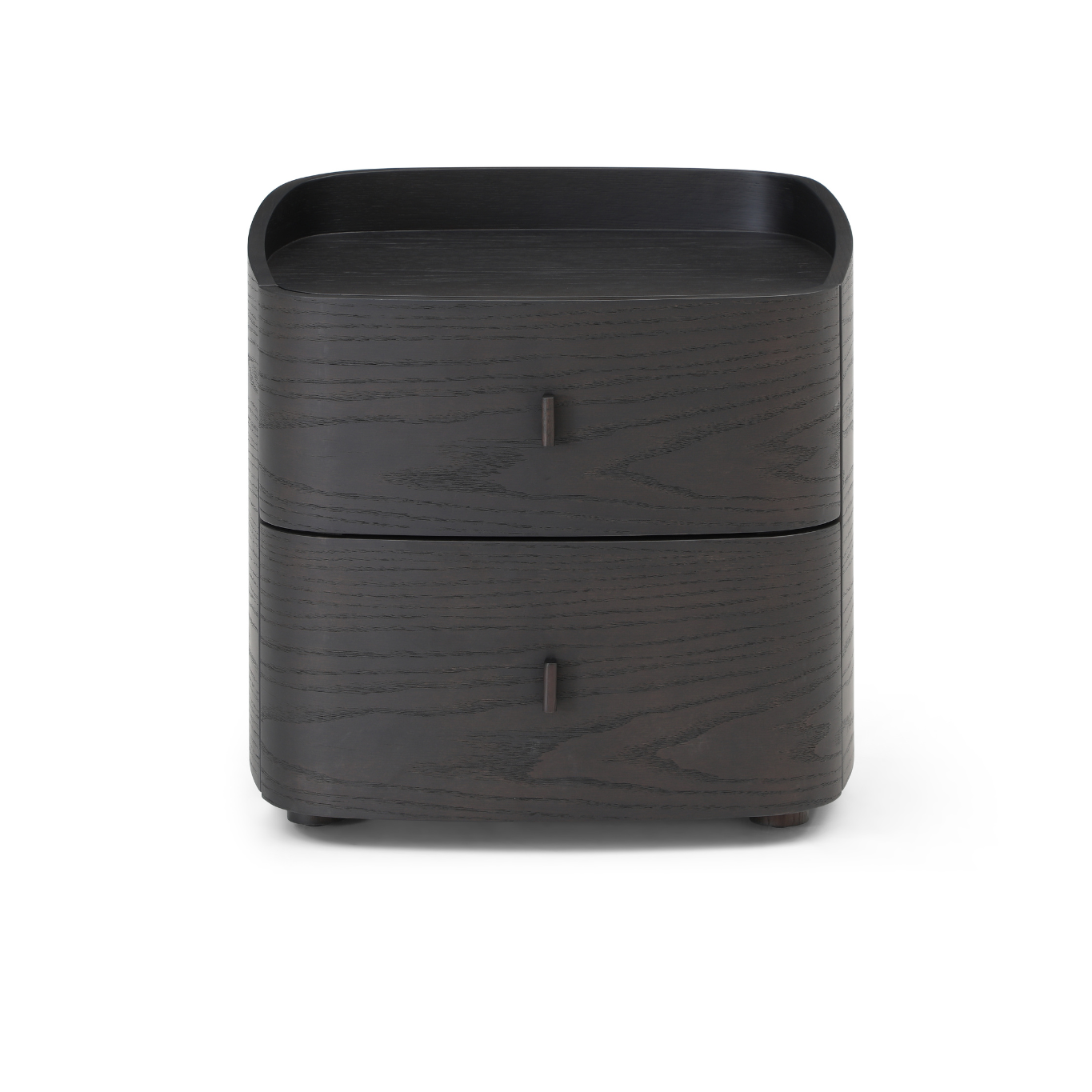 Vertu Smoke Oak Bedside Table by Tommy Franks