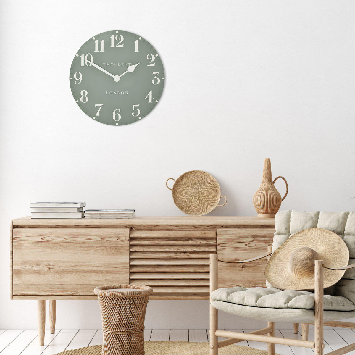 Arabic Wall Clock Seagrass 20in – Cp Lighting & Interiors
