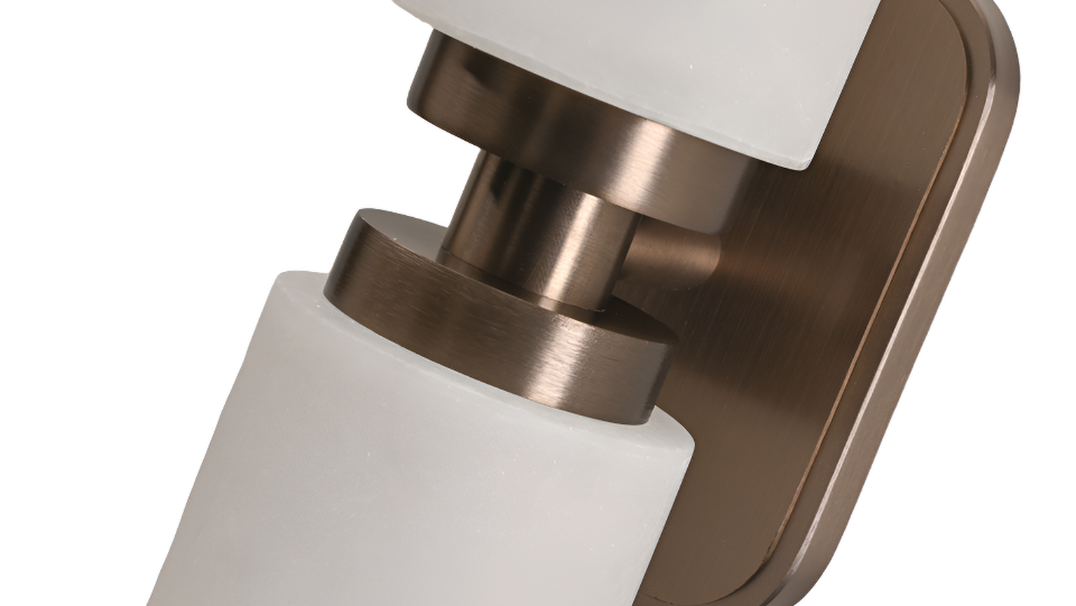 Revere Wall Light in Bronze & Alabaster Shades by Luxe Collection