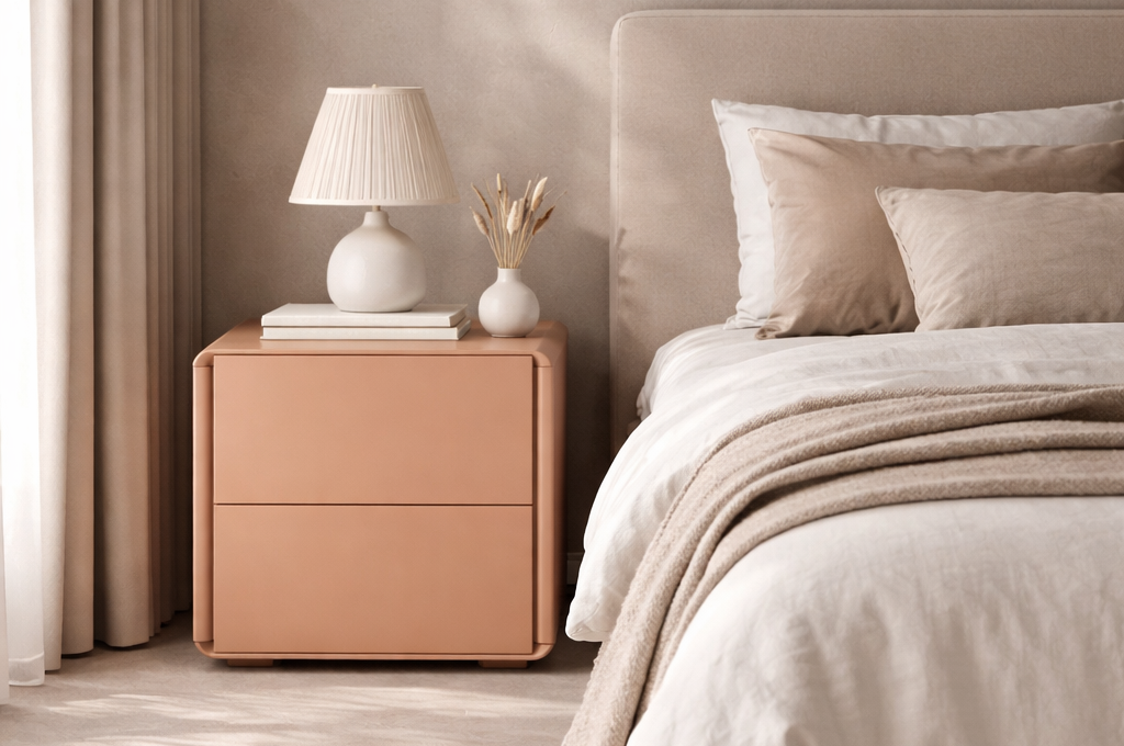 Kota Spiced Cider Bedside Table by Tommy Franks