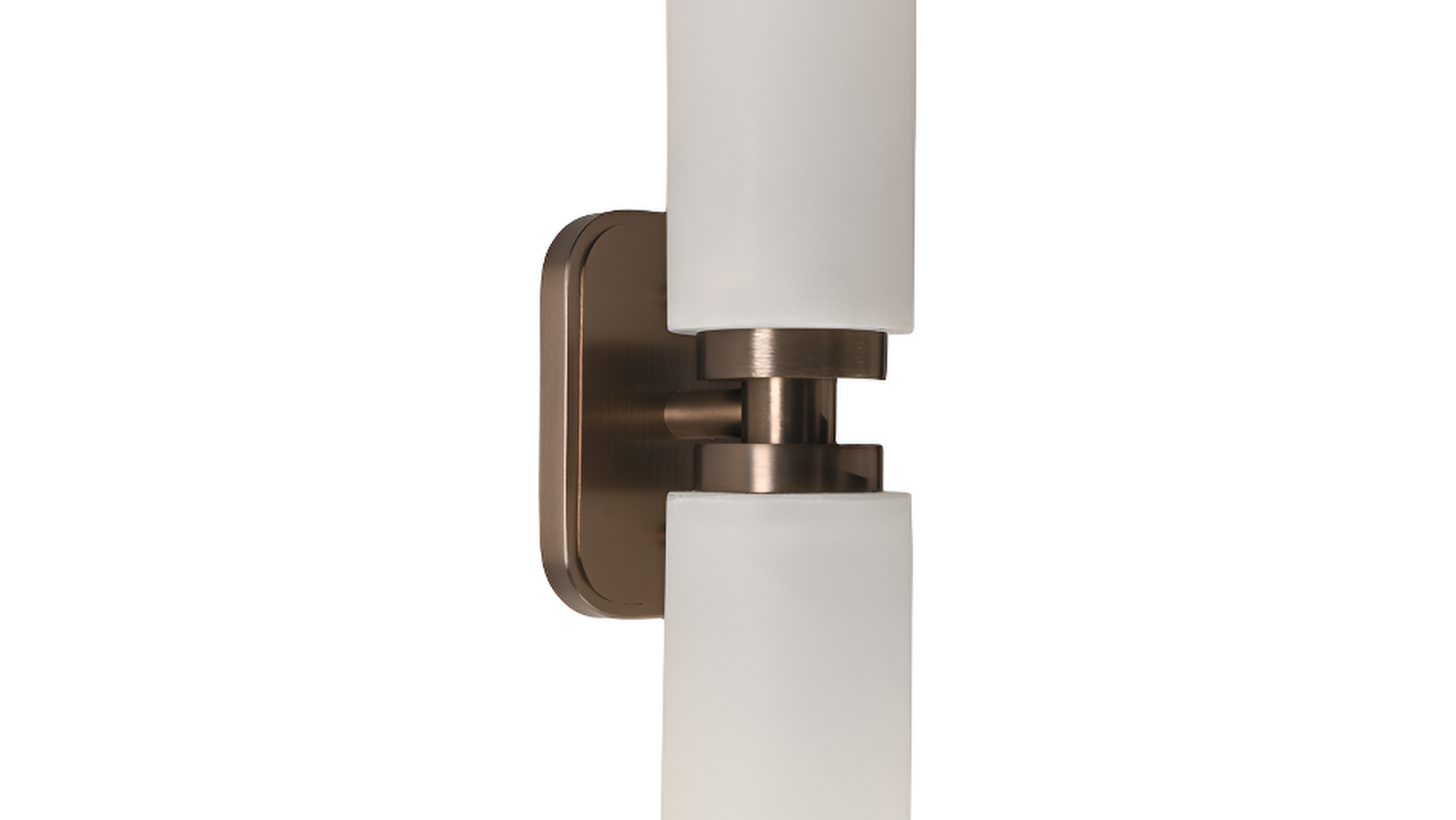 Revere Wall Light in Bronze & Alabaster Shades by Luxe Collection