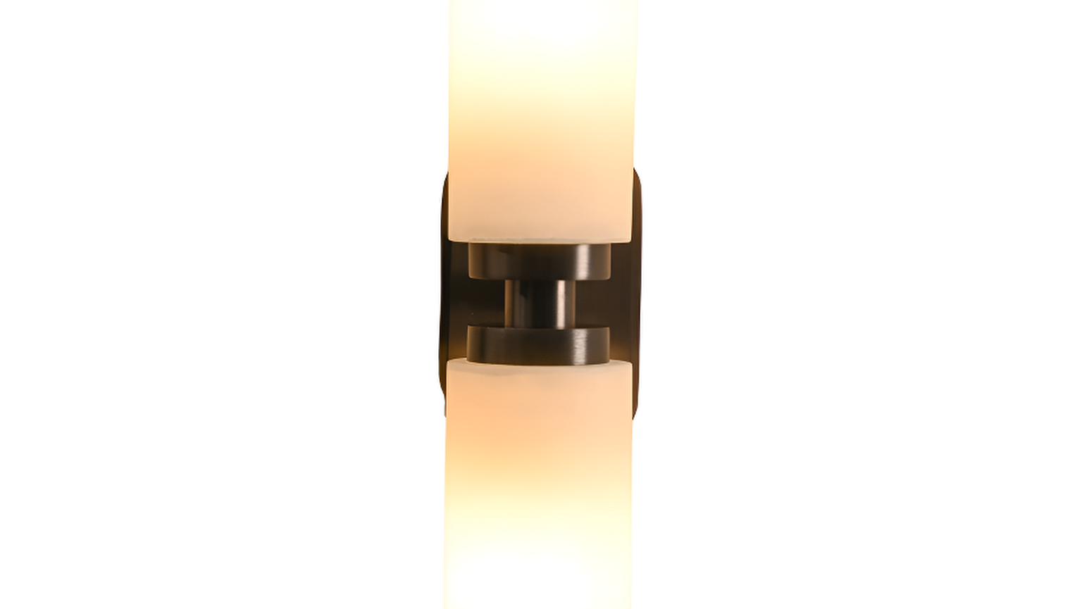 Revere Wall Light in Bronze & Alabaster Shades by Luxe Collection
