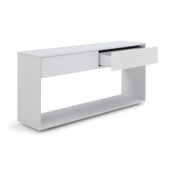 Costine White Console Table by Tommy Franks