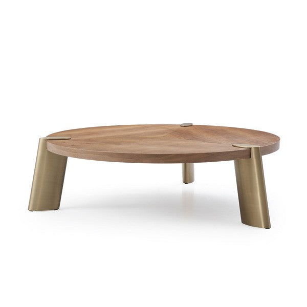 Amara Walnut Wood Coffee Table by Tommy Franks