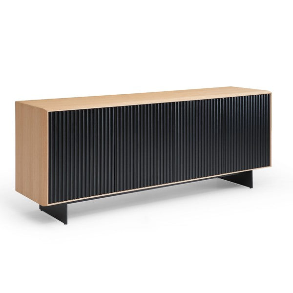 Costine Black Ash & Oak Wood Sideboard by Tommy Franks