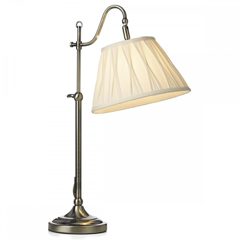 Suffolk Antique Brass Rise & Fall Table Lamp – Cp Lighting & Interiors