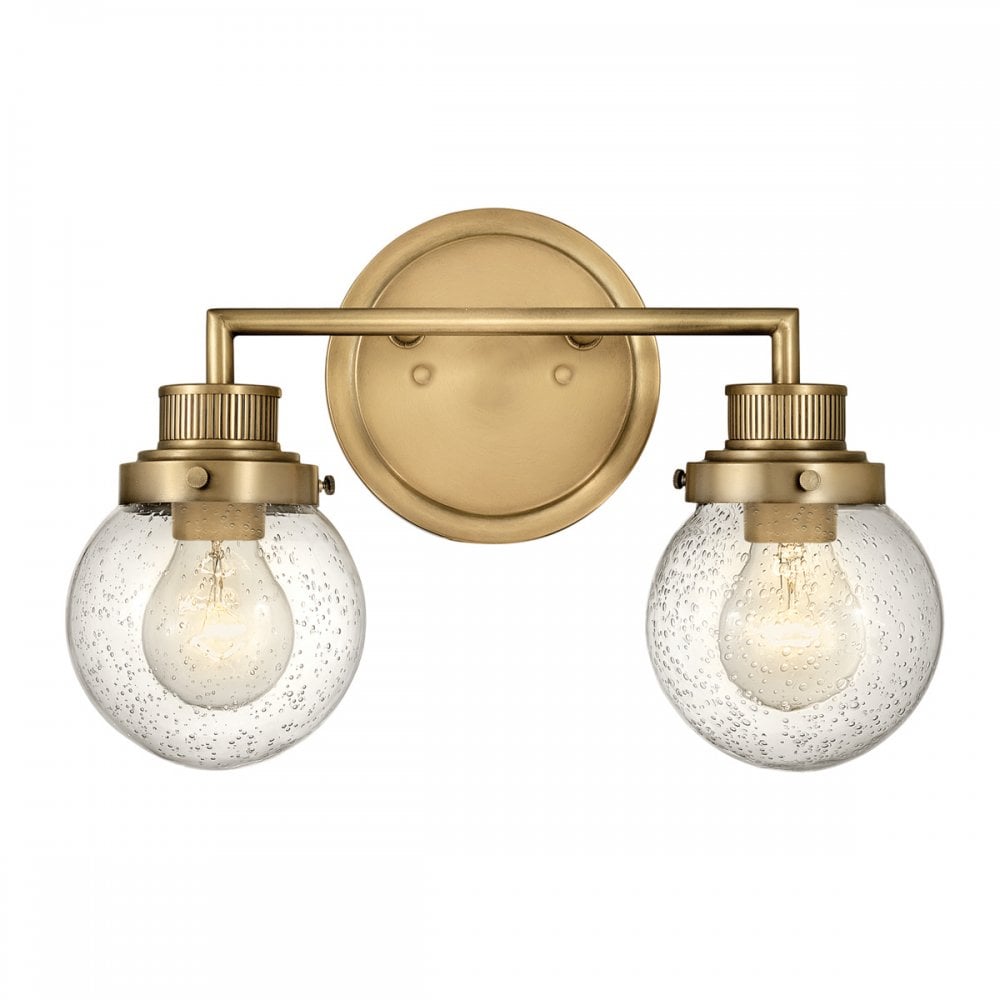 Poppy Heritage Brass Double Wall Light – Cp Lighting & Interiors