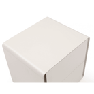 Kota Matte Beige Bedside Table by Tommy Franks