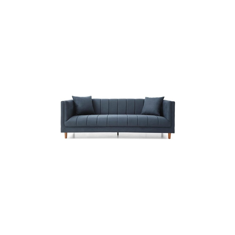 Regency Nappa Midnight Blue Sofa by Tommy Franks
