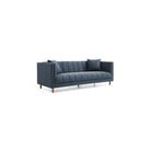 Regency Nappa Midnight Blue Sofa by Tommy Franks