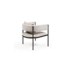Envie Grey Beige Fabric Lounge Chair by Tommy Franks