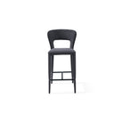 Pari I Luxe Cinder Grey Bar Stool by Tommy Franks