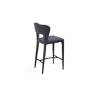 Pari I Luxe Cinder Grey Bar Stool by Tommy Franks